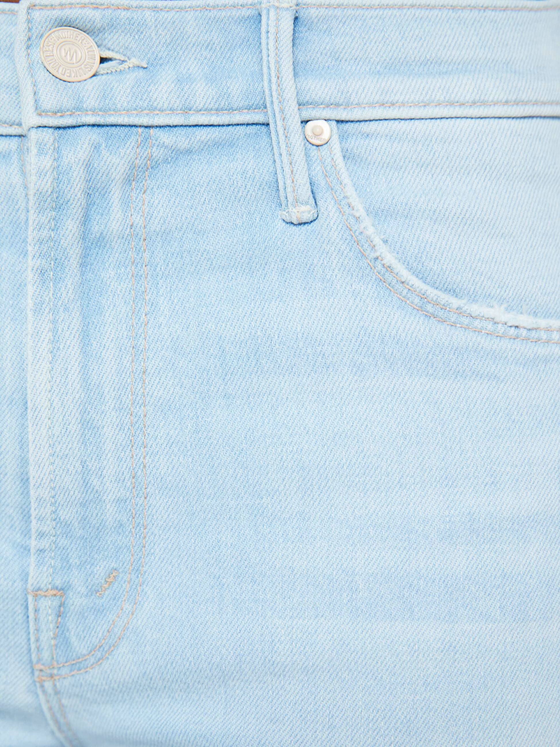 The Mid Rise Dazzler Crop Fray Jeans-Denim-Uniquities