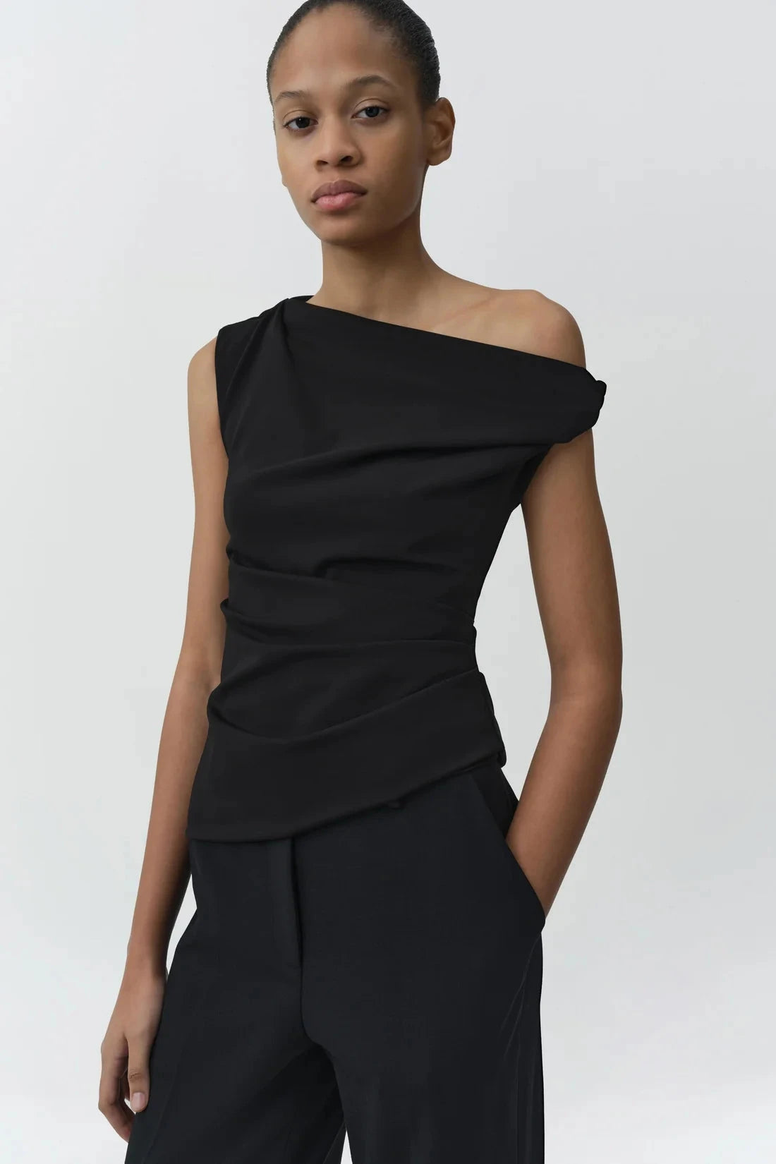 Zerra Draped Top Tops/Blouses Simkhai 