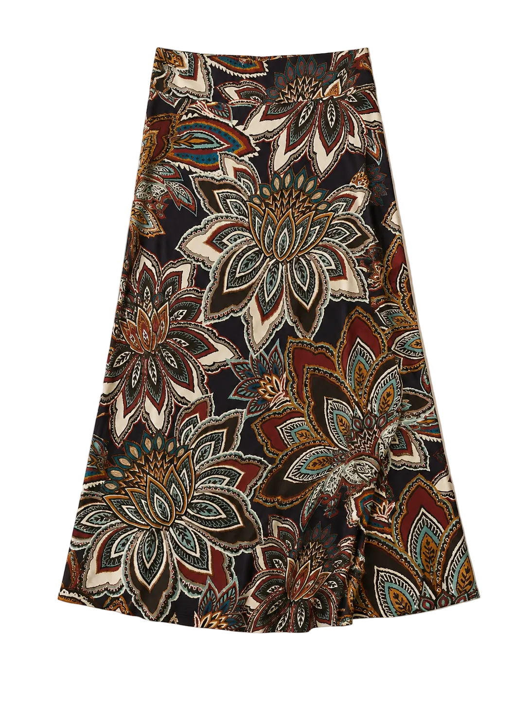 Tapestry Flowers Maxi Skirt