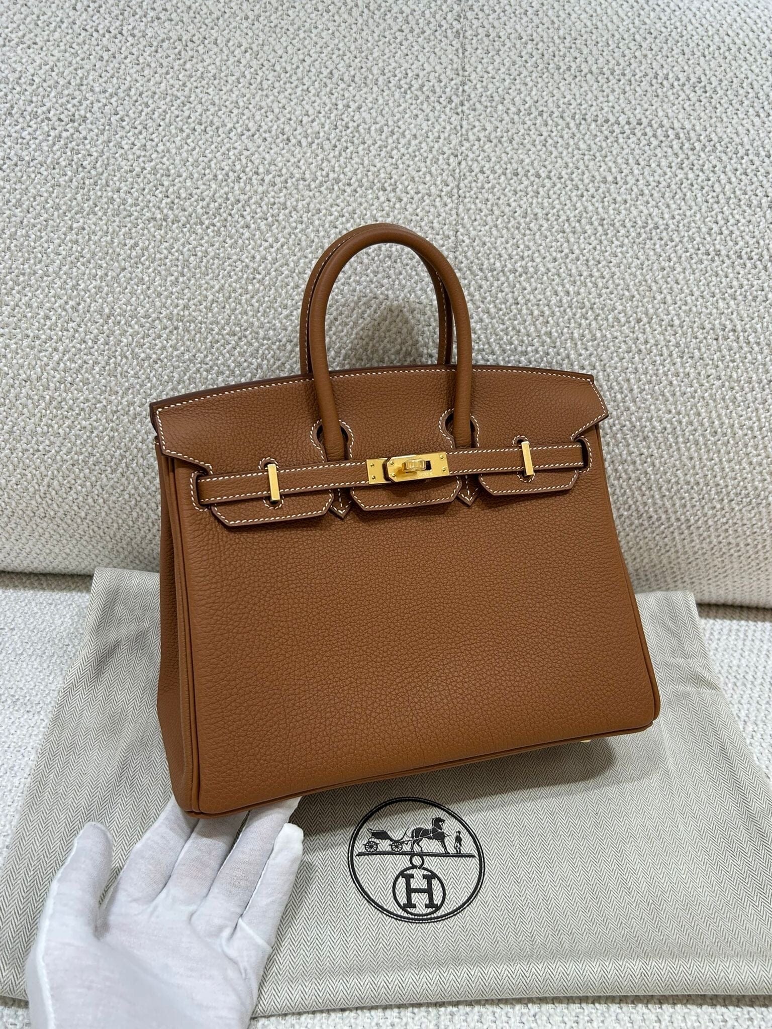 2025 Hermes Togo Birkin 25-Accessories-Uniquities