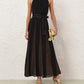 Valiant Metallic Halter Dress