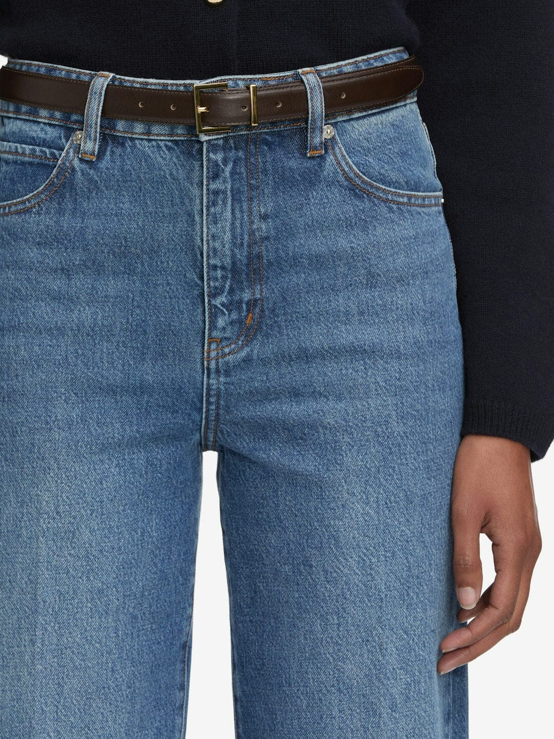 Streamline Jeans in Swan-Denim-Uniquities