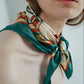 Madagascar Green Silk Bandana Accessories Lost Pattern 