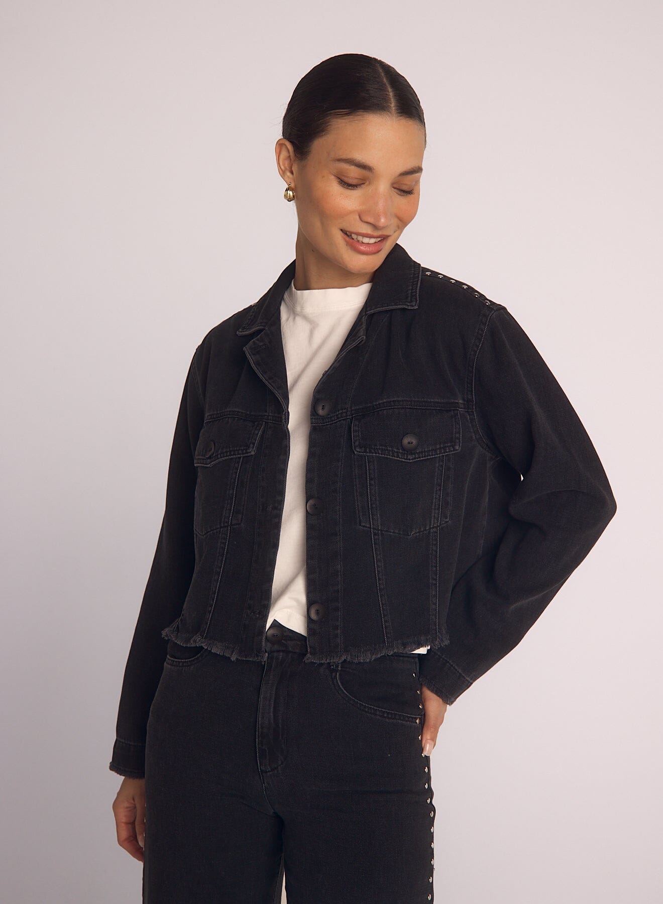 Studded Jacket-Jackets-Uniquities