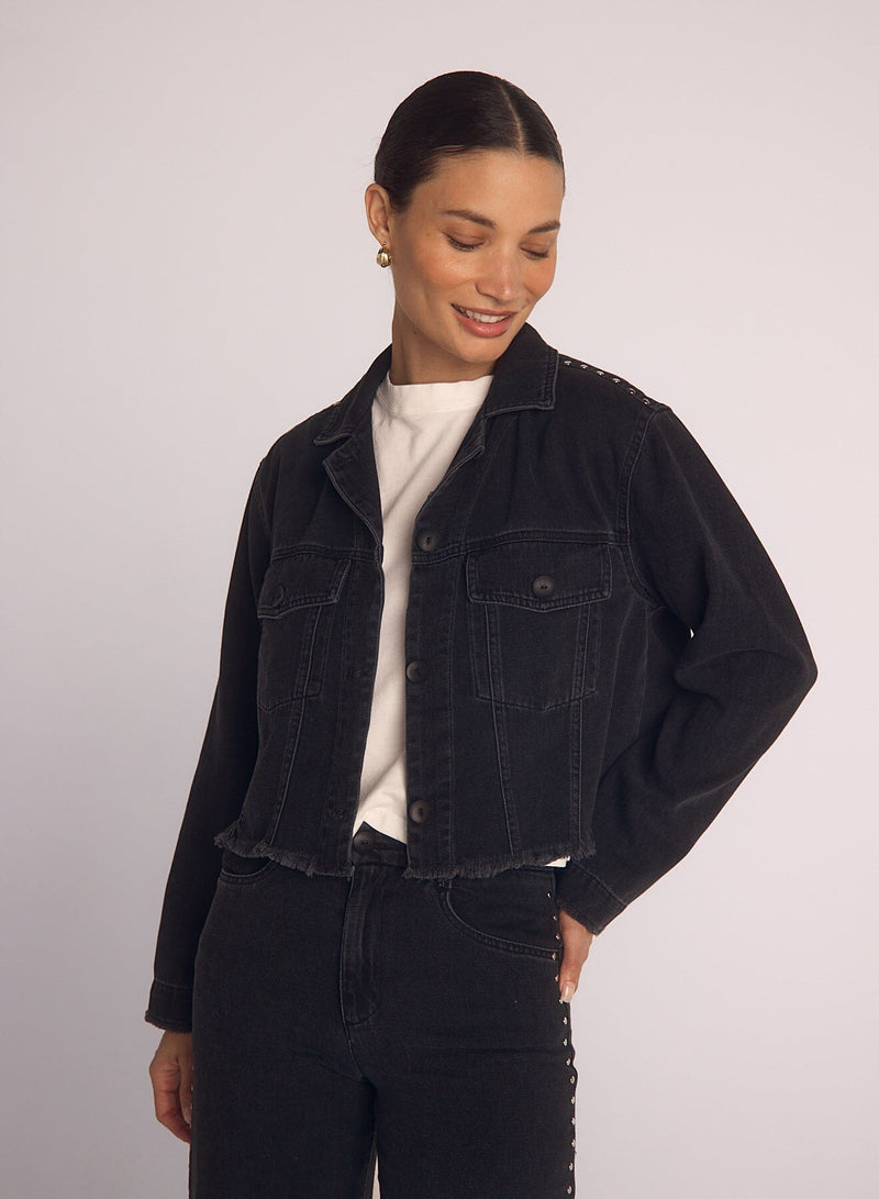 Studded Jacket-Jackets-Uniquities