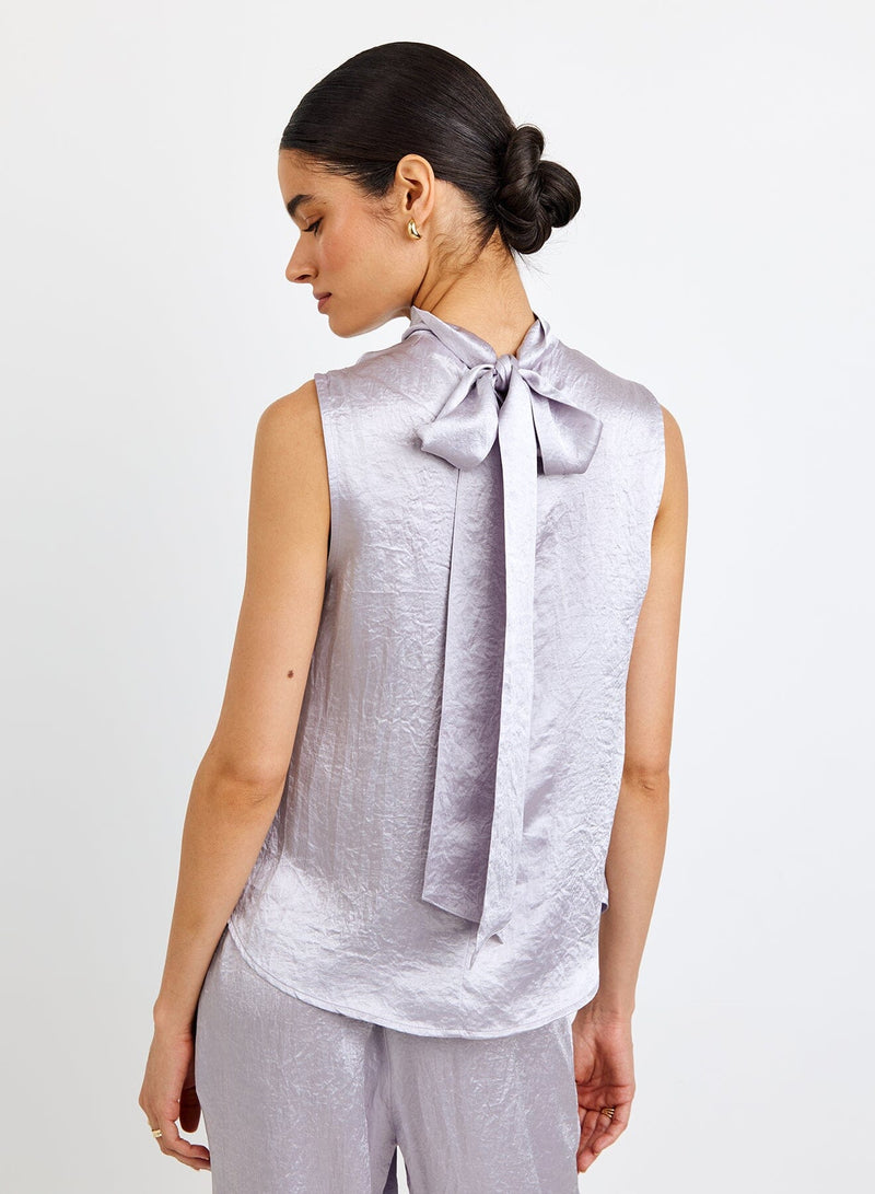 Scarf Neck Blouse-Tops/Blouses-Uniquities