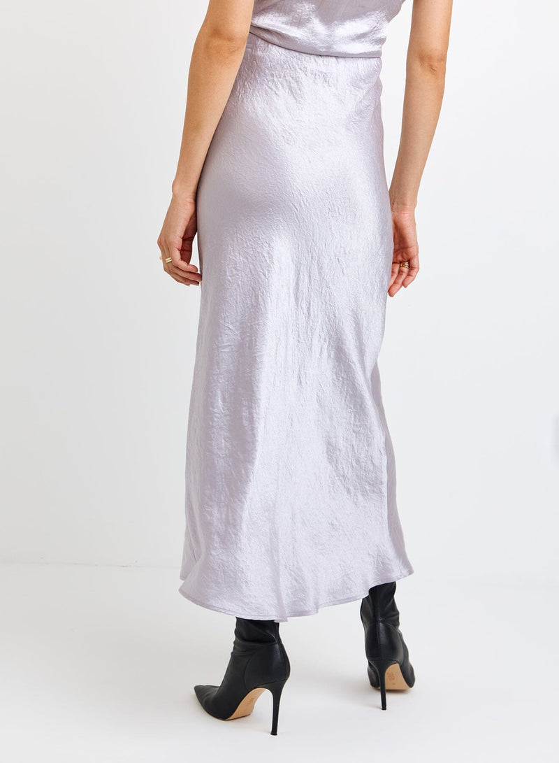 Sleek Bias Maxi Skirt-Bottoms-Uniquities