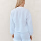 Mandarin Collar Button Down-Tops/Blouses-Uniquities