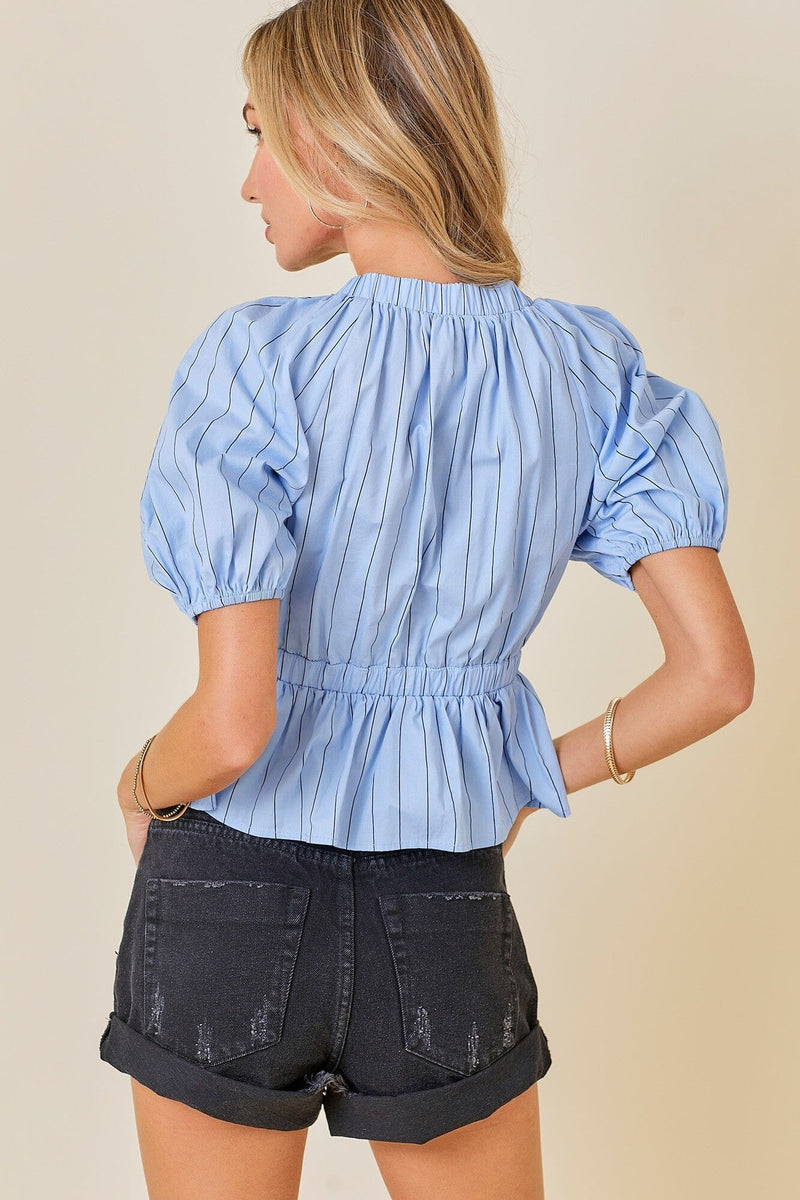 Hayes Babydoll Top-Tops/Blouses-Uniquities