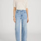Crochet Bow Crop-Denim-Uniquities