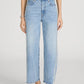 Crochet Bow Crop-Denim-Uniquities