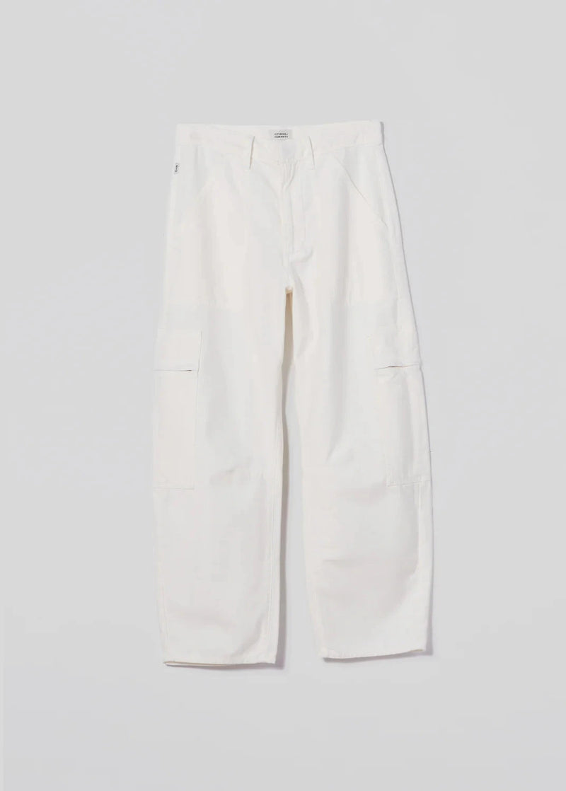 Marcelle Low Slung Cargo Jeans in Pashmina-Denim-Uniquities