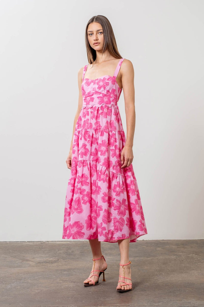 Isabella Tiered Dress-Dresses-Uniquities