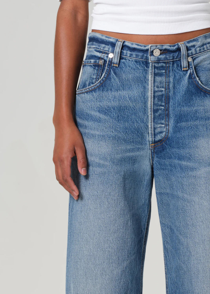 Ayla Raw Hem Crop in Solano-Denim-Uniquities