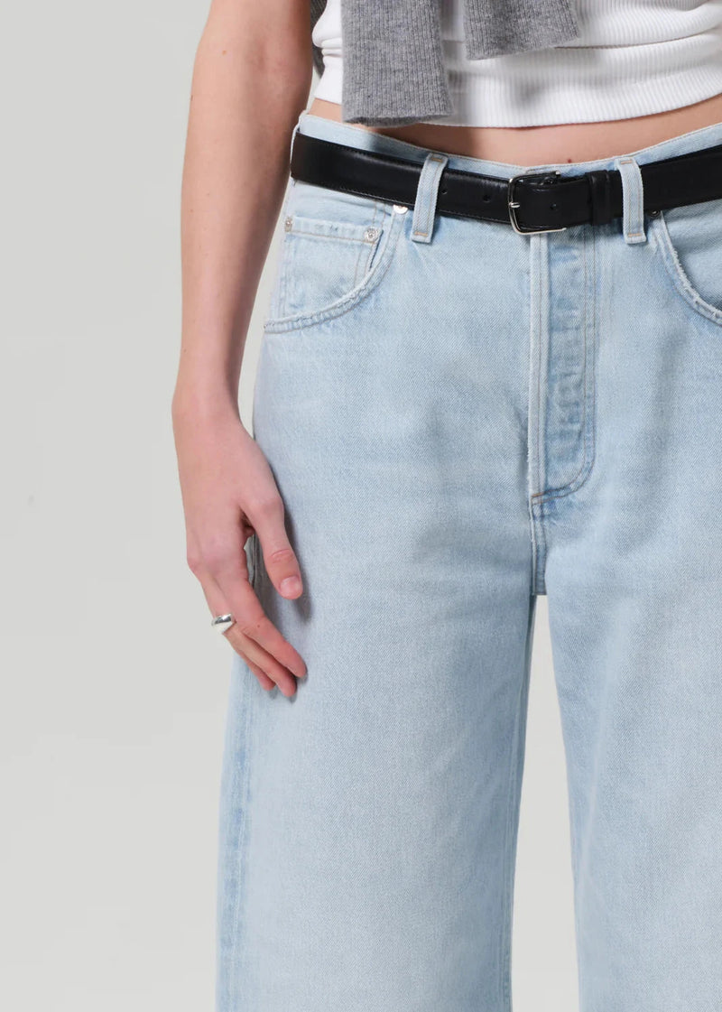 Ayla Raw Hem Crop Jeans-Denim-Uniquities