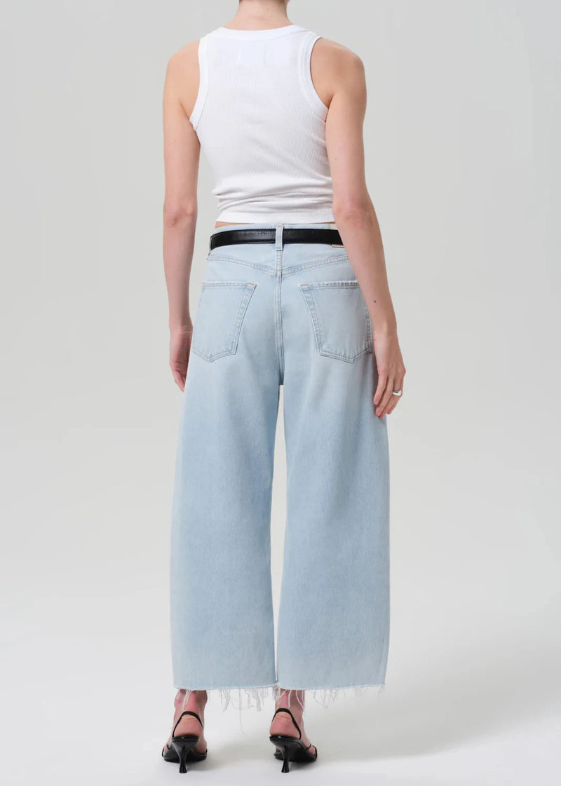 Ayla Raw Hem Crop Jeans-Denim-Uniquities