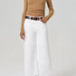 Lyra Wide Leg Crop Jeans in Soft White-Denim-Uniquities
