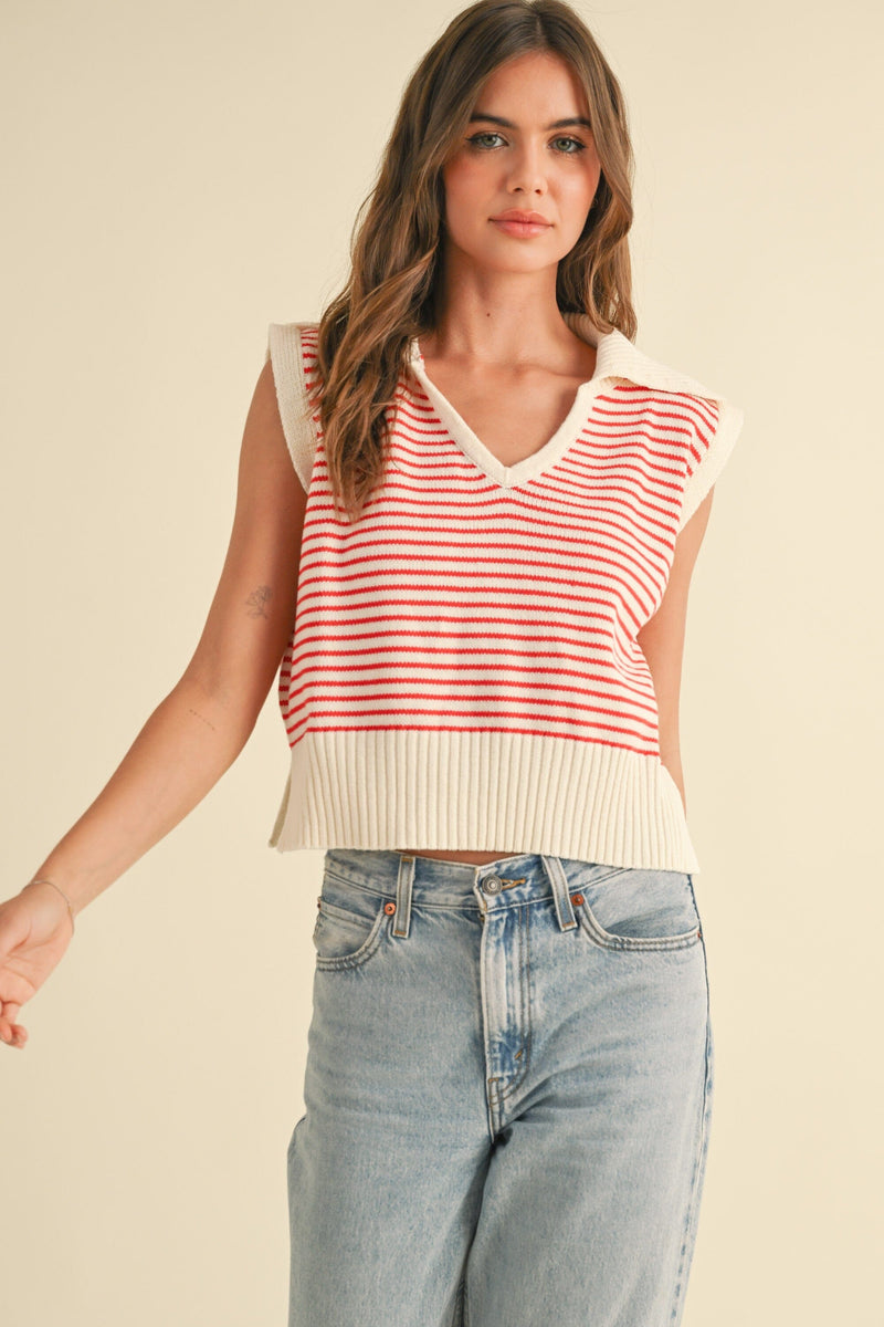 Avril Knit Top-Sweaters-Uniquities