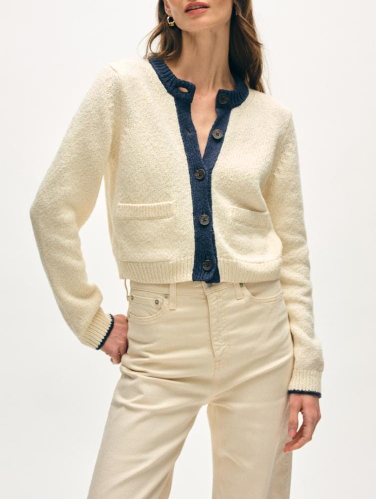 Boucle Pocket Cardigan-Sweaters-Uniquities
