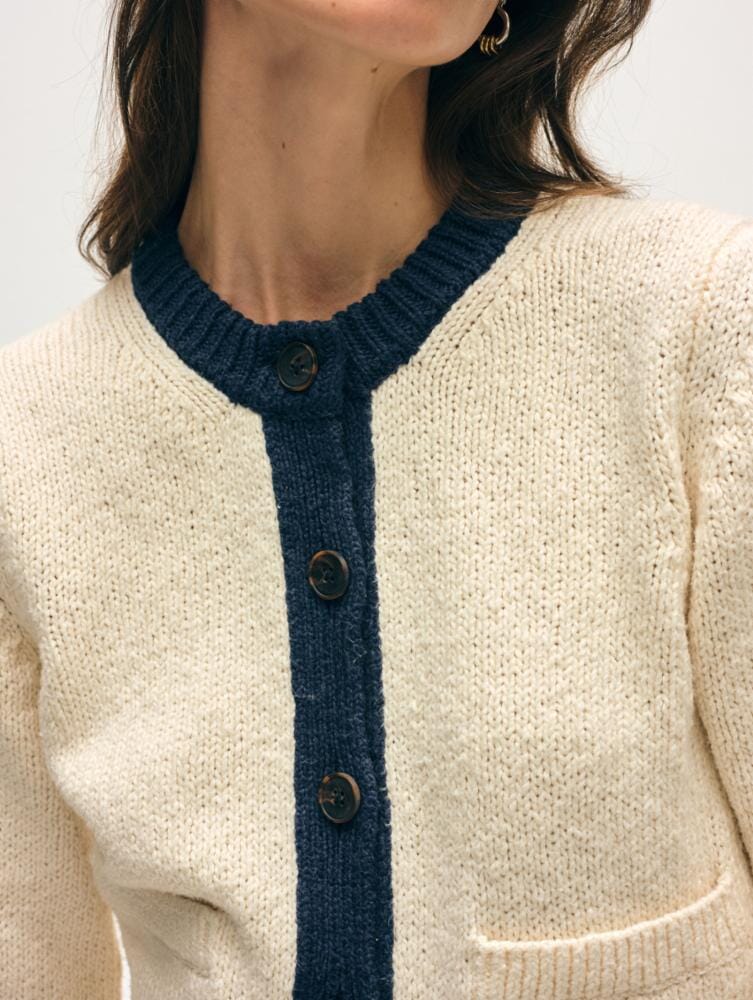 Boucle Pocket Cardigan-Sweaters-Uniquities