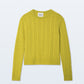 Cashmere Cable Crewneck Sweaters White + Warren 