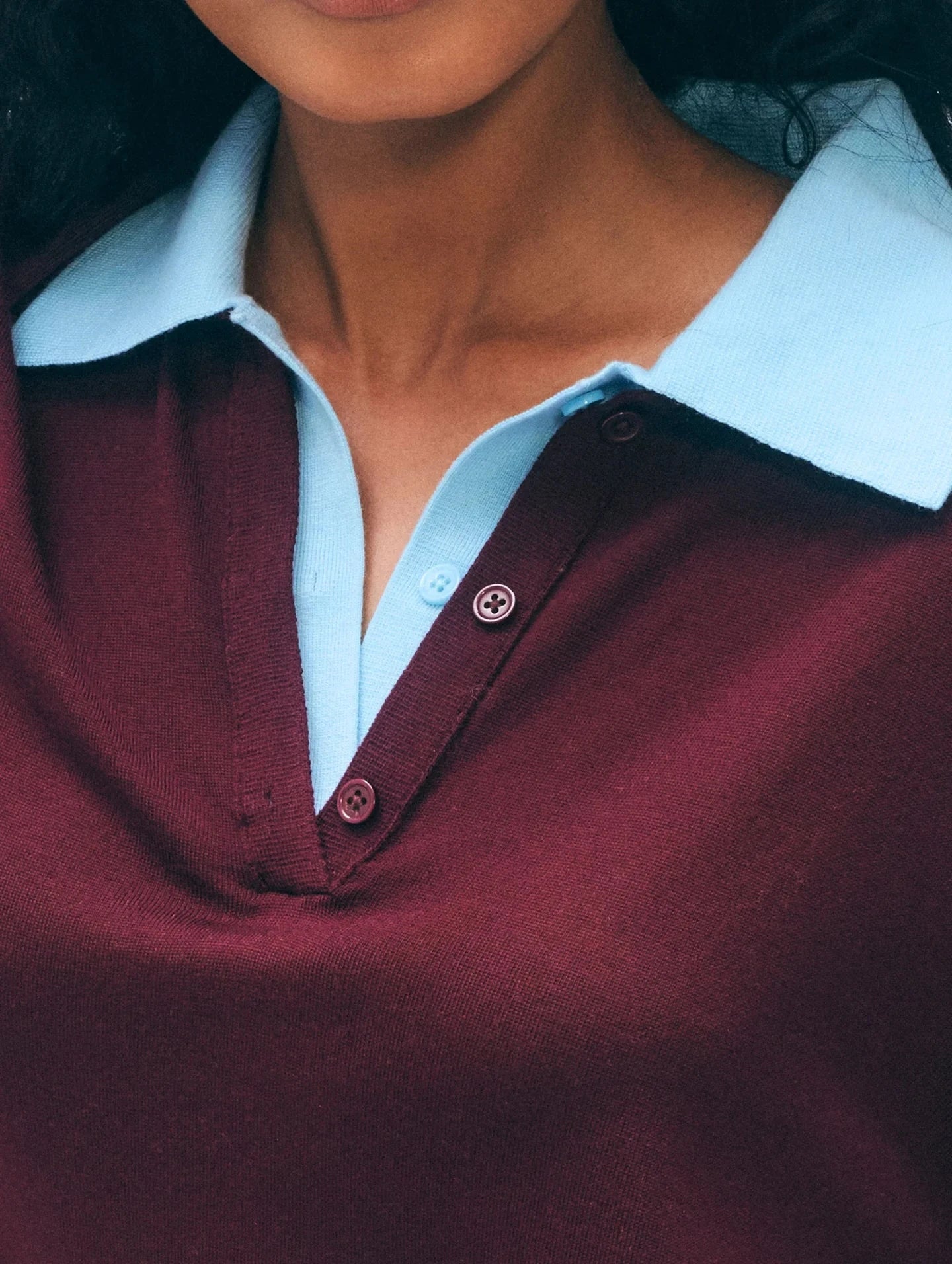 Superfine Merino Layered Polo