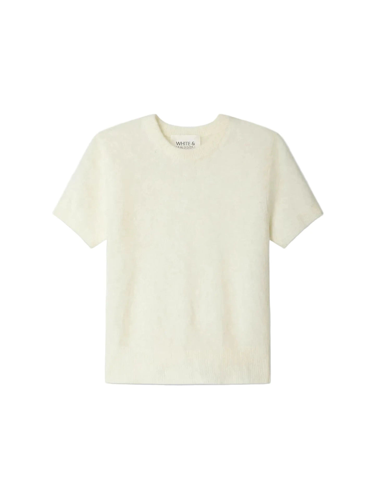 Brushed Cashmere Blend Tee by White + Warren - Image 1
