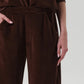 Brynn Drawstring Pant Velour-Bottoms-Uniquities