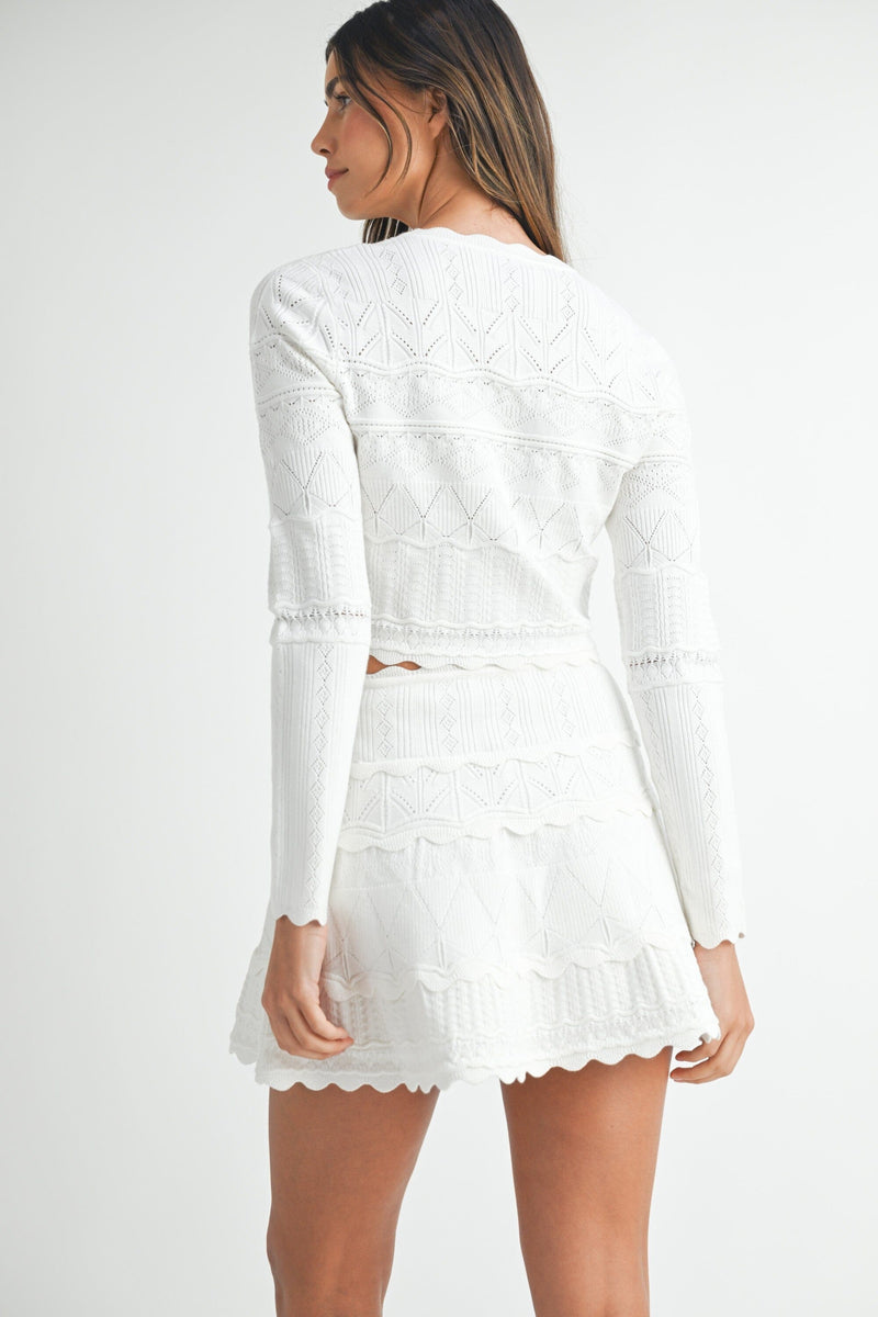 Elizabeth Scallop Skirt-Bottoms-Uniquities