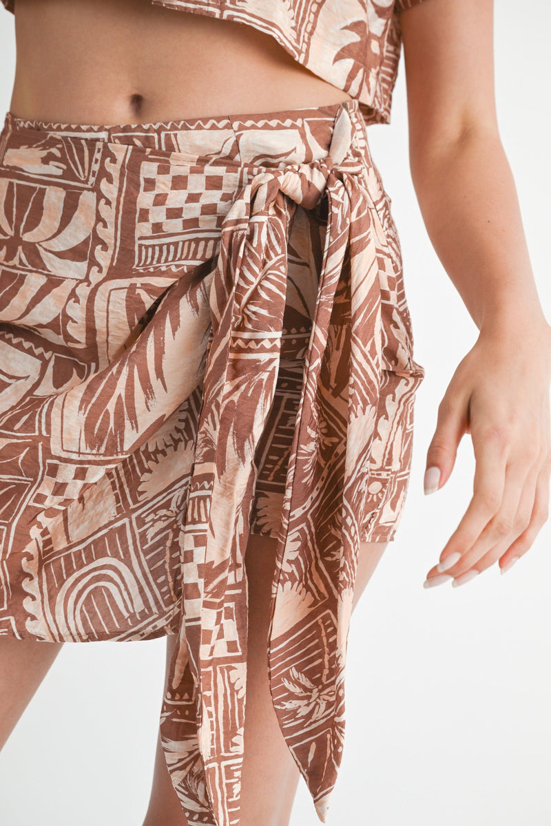 Cora Wrap Skirt-Bottoms-Uniquities