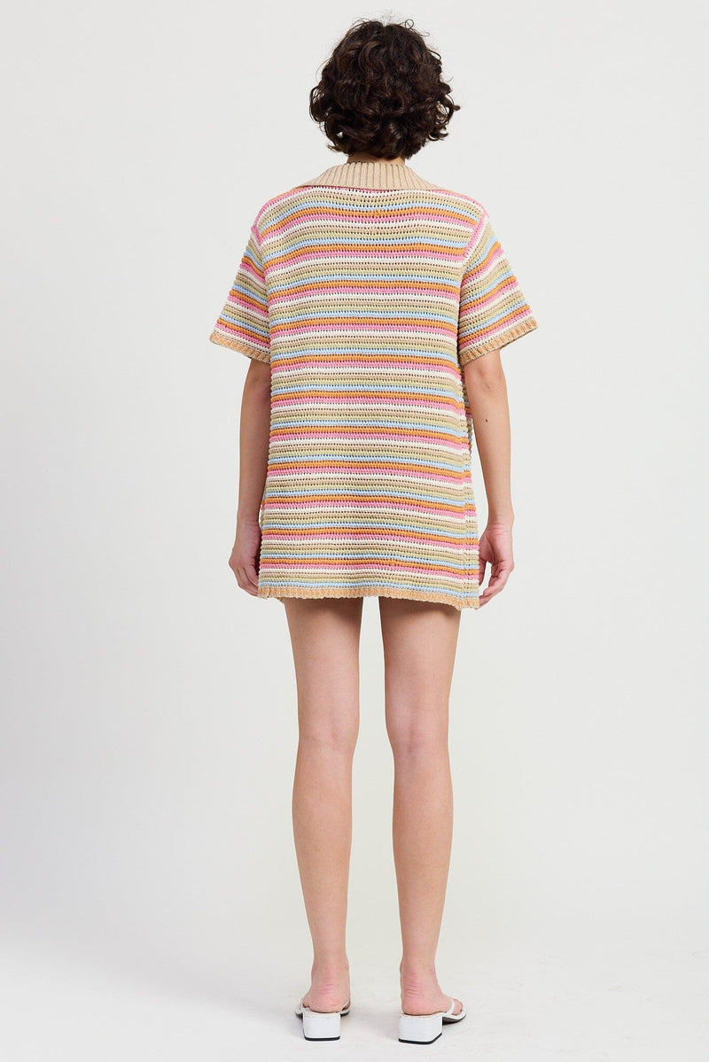 Azalea Crochet Button Up-Tops/Blouses-Uniquities