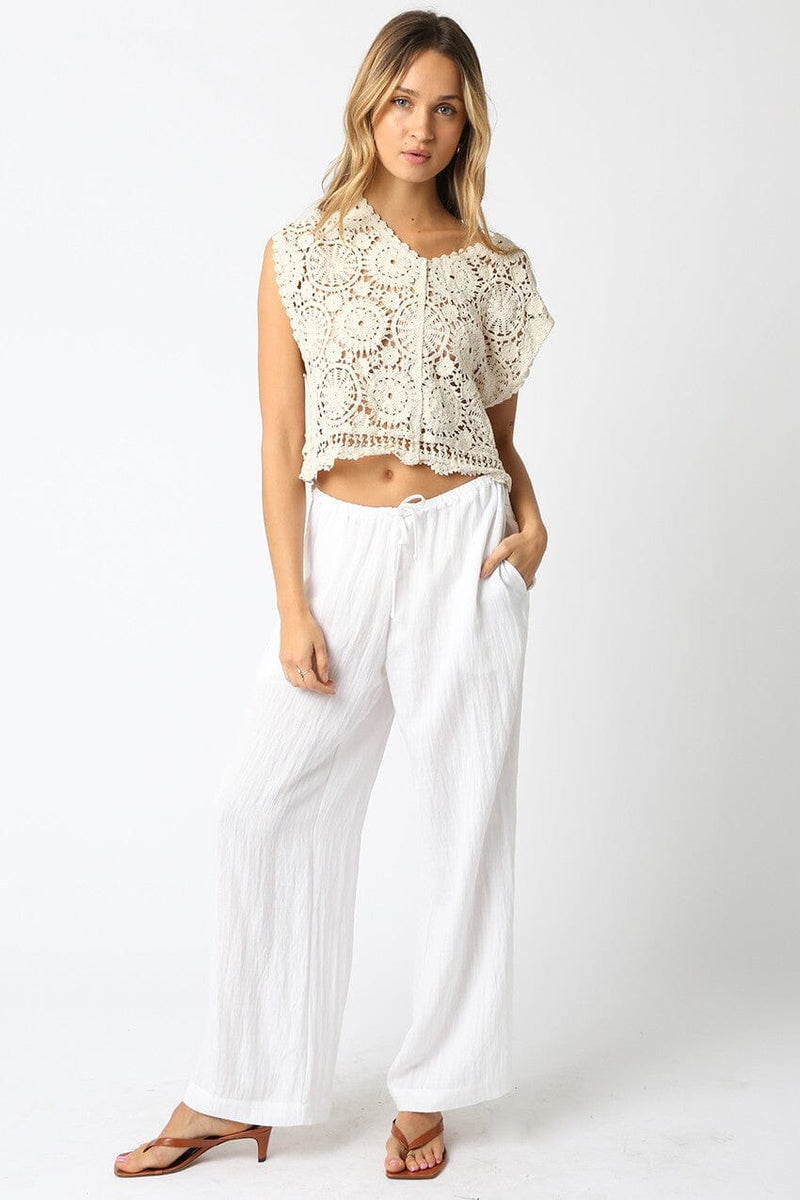 Tara Linen Pant-Bottoms-Uniquities
