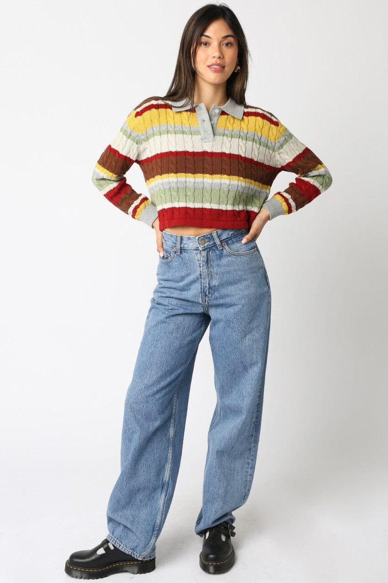 Verona Cable Knit Sweater-Sweaters-Uniquities