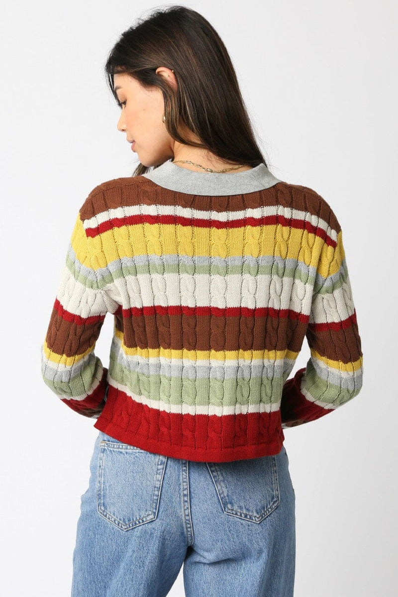 Verona Cable Knit Sweater-Sweaters-Uniquities