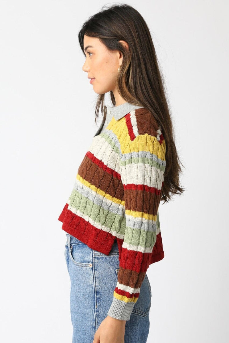 Verona Cable Knit Sweater-Sweaters-Uniquities