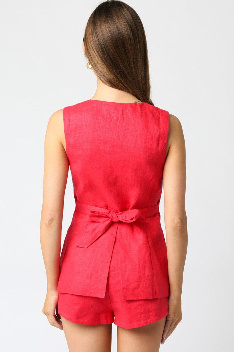 Leah Vest-Tops/Blouses-Uniquities