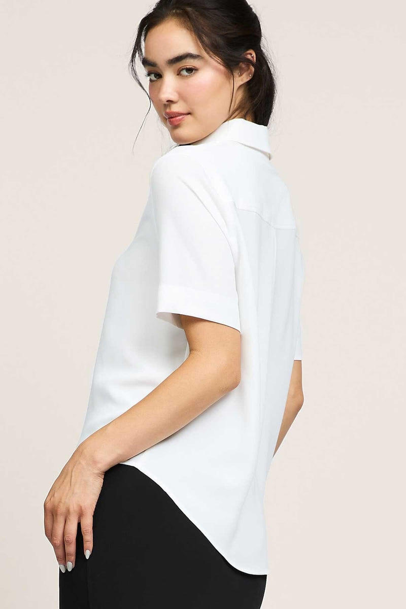 Riley Button Up Shirt-Tops/Blouses-Uniquities