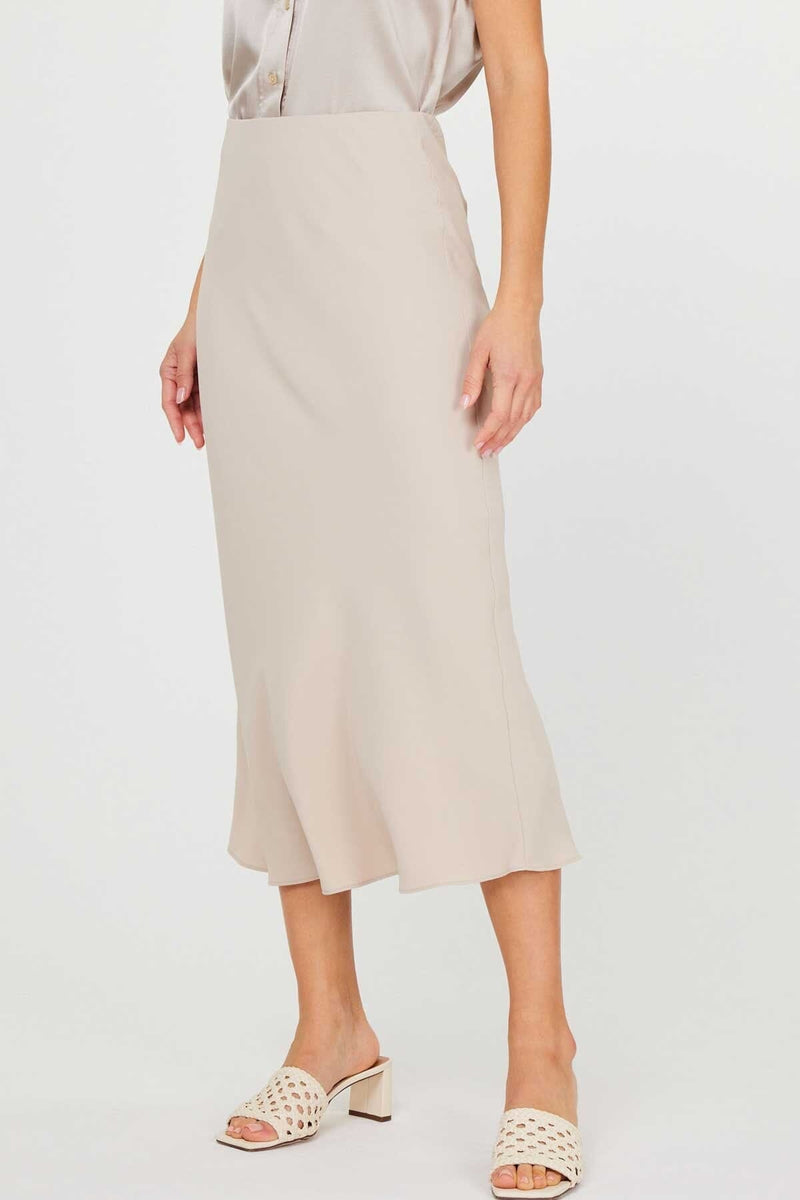 Evelyn Bias Midi Skirt-Bottoms-Uniquities