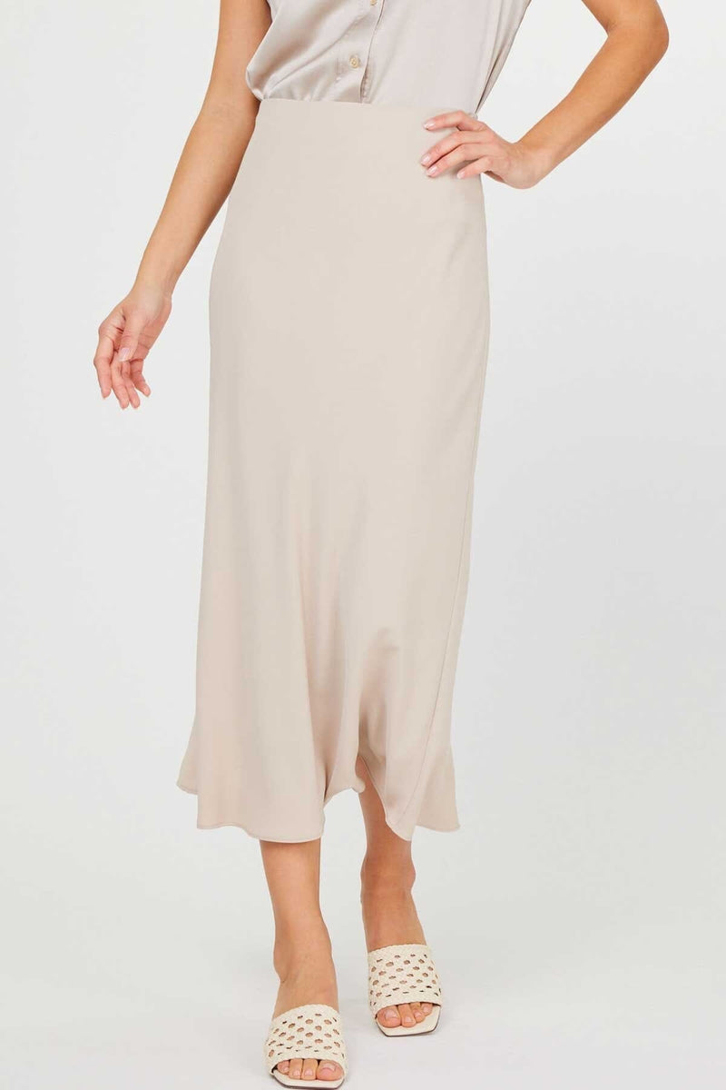 Evelyn Bias Midi Skirt-Bottoms-Uniquities
