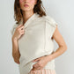 Emmie Mock Neck Vest-Sweaters-Uniquities