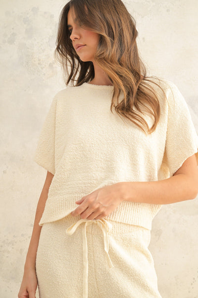 Allie Tie Back Knit Top-Sweaters-Uniquities