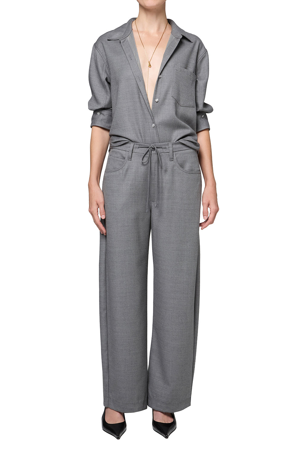 Brynn Trouser In Felted Wool
