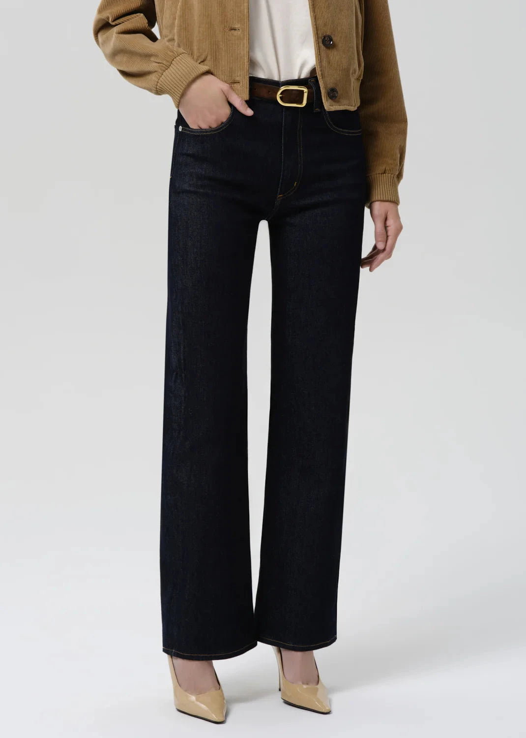 Annina 30" In Inky Rinse-Denim-Uniquities