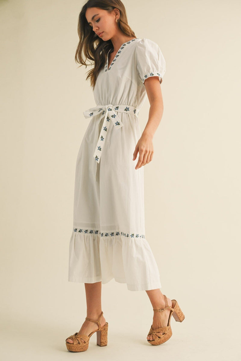 Iris Belted Dress-Dresses-Uniquities