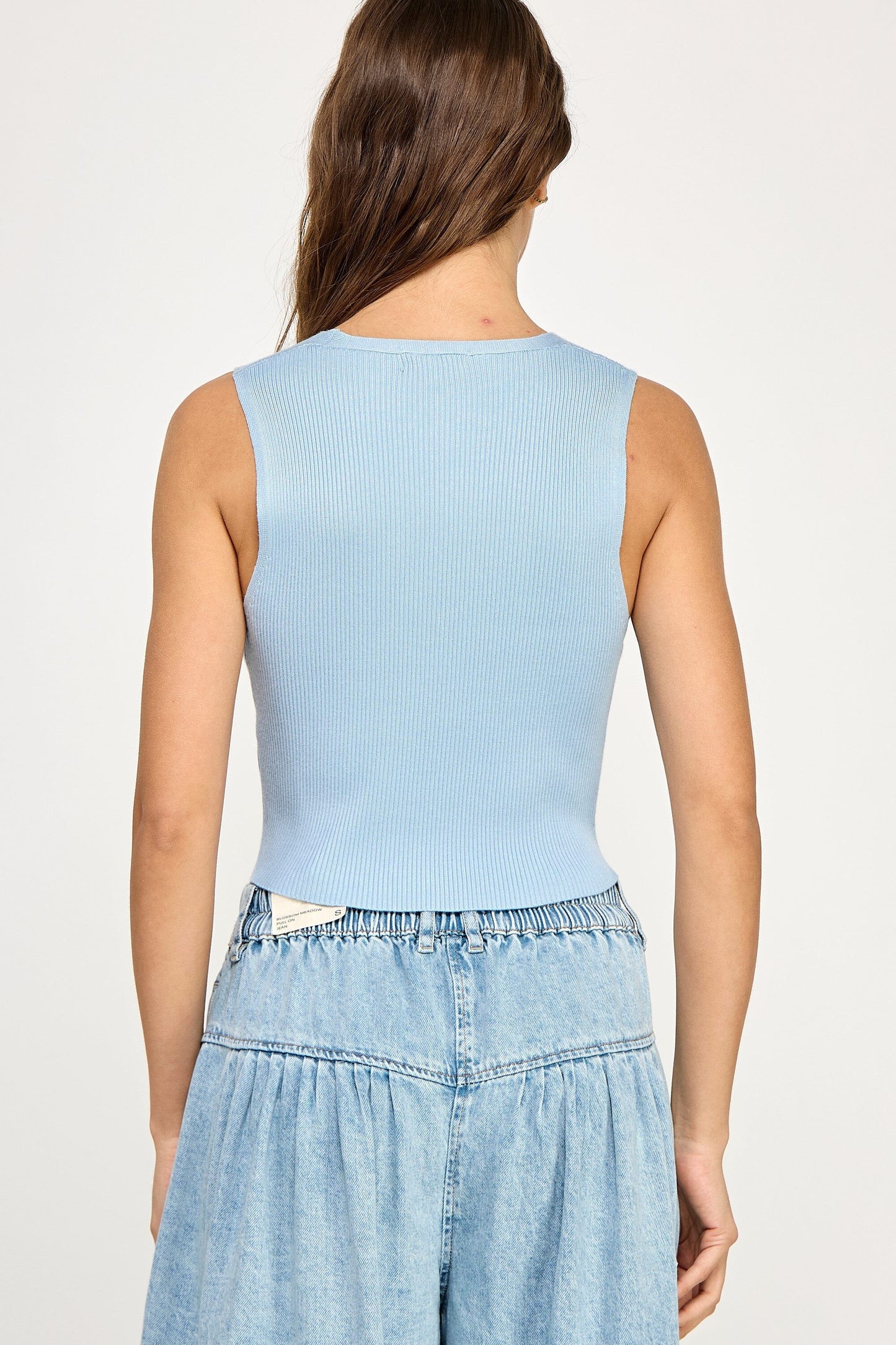 Eliza Knit Vest-Sweaters-Uniquities