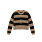 Nina Cashmere Striped Cardigan-Sweaters-Uniquities