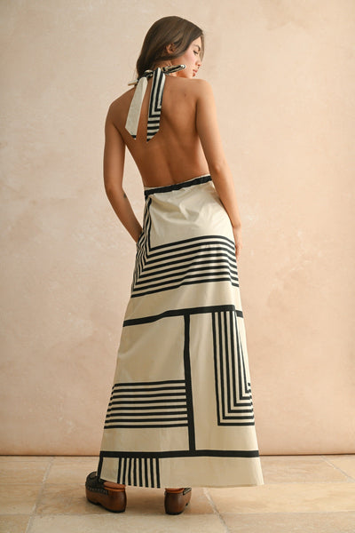 Brynn Halter Maxi Dress-Dresses-Uniquities