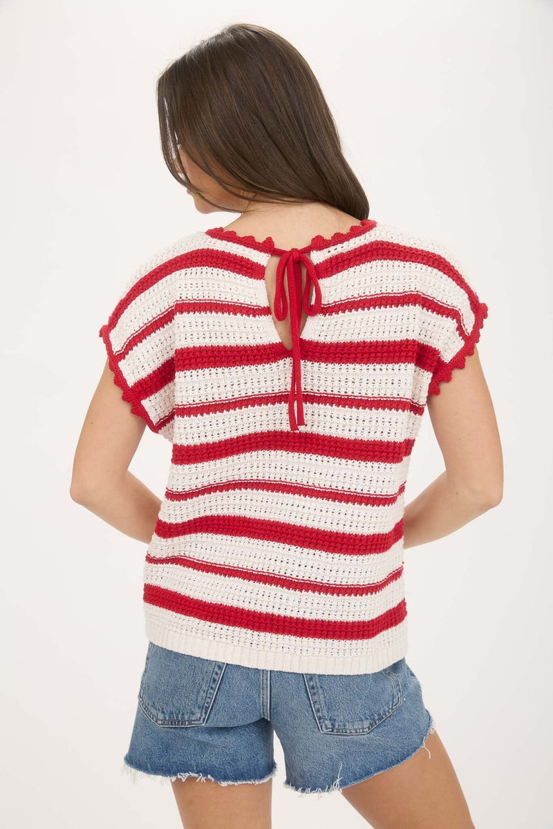 Ellie Crochet Top-Sweaters-Uniquities