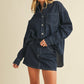 Scarlett Oversized Denim Shirt-Tops/Blouses-Uniquities