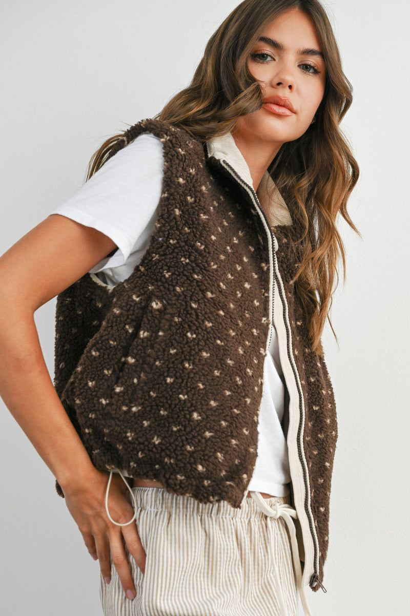Addie Fleece Vest-Jackets-Uniquities